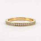 14K Yellow Gold Diamond Eternity Band