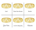 "BEDROCK " Tungsten Carbide Rose Gold Ring 4mm, 8mm w/ Hammered Design - Pristine Pieces By Amy