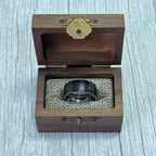 "REBEL"Tungsten Carbide Black Ring 8mm w/Tire Design - Pristine Pieces By Amy